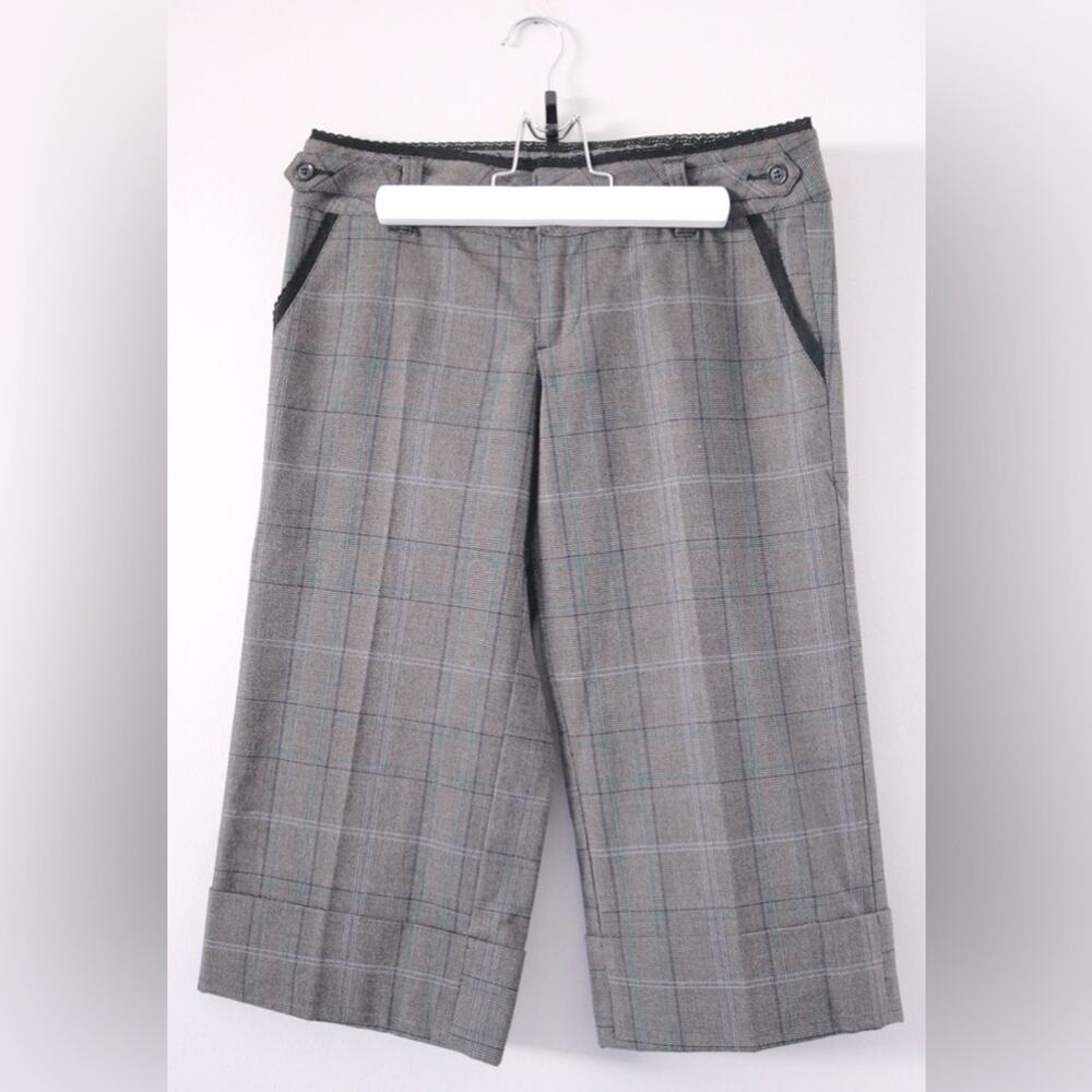 Guess Jeans Dark Gray & Black Stretch Bermuda Shorts